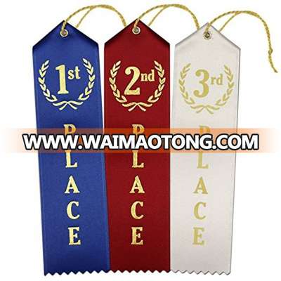 1st - 2nd -3rd place premium award ribbons